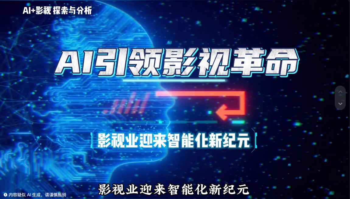 AI+影视：拥抱人工智能，进入全新世界