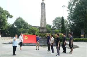 湖北电影制片公司两支部在剧组一线开展联合主题党日活动